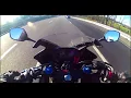 2017 Honda CBR500R Top Speed Test Chasing a BMW Sound Test