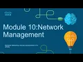 CCNA3 Module 10 Network Management - Enterprise Networking Security and Automation ENSA