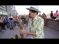 Lagu Ameno (Dorime) - STREET SAX PERFORMANCE in Italy