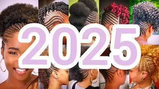 2025 Unique Natural Cornrow Hairstyles for Black Women Natural Mohawk Cornrow Hairstyles