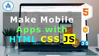 How to Build Mobile Apps with HTML CSS JavaScript in Android Studio Tutorial with Source Code