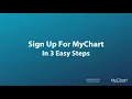 Sign Up For MyChart In 3 Easy Steps