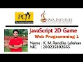 Javascript 2D Gane Development Java institute PCJT software Engineering Randika Lakshan