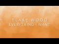 Blake Wood - Everything I Want (Lyrics)