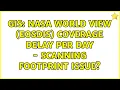 GIS NASA world view EOSDIS coverage delay per day - scanning footprint issue