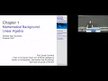 MVG - Lecture 02 Mathematical Background