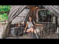 Download Lagu RAINY CAMP WITH A NEW CAR TENTㅣNATURE \u0026 RAIN ASMR