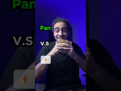 Pan flute v.s electric flute 🔥 #beatbox #recorder