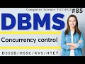 Concurrency control in DBMS Database management system in Hindi Computer Science notes
