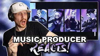 Download Music Producer Reacts to K/DA - THE BADDEST ft. (G)I-DLE, Bea Miller, Wolftyla MP3