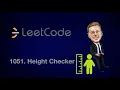 Leetcode 1051 Height Checker Java