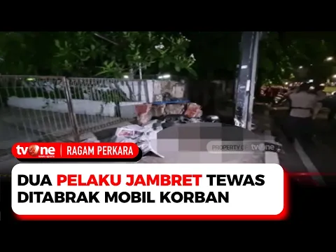 2 Jambret Tewas Mengenaskan Usai Ditabrak Korban
