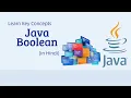 Java Boolean Explained in Hindi What is Boolean in Java Java Boolean Data Type