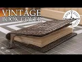 Vintage Journal Cover - Making a Quick and Easy Blank Book Block Insert