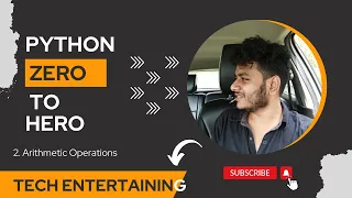 2 Arithmetic Operation End to End Python Tutorial