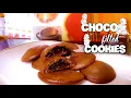 ചോക്കോ ഫിൽഡ് കുക്കീസ്/Choco Filled Cookies At Home With/Without Oven/Easy Chocolate filled Cookies