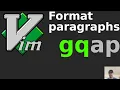 Format Paragraphs to 80 Characters with Vim No Plugins Needed