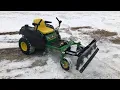 Snow Plow On A Zero Turn