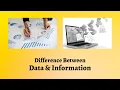 Difference Between Data and Information Compare and Contrast Data vs Information