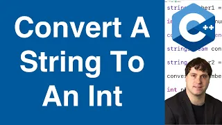Convert A String To An Int C Tutorial