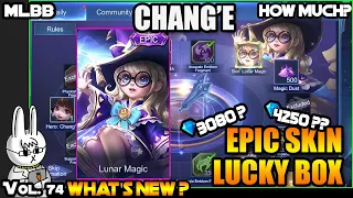 Download CHANG'E EPIC LUCKY BOX - LUNAR MAGIC - MLBB - MOBILE LEGENDS WHAT’S NEW VOL. 74 MP3