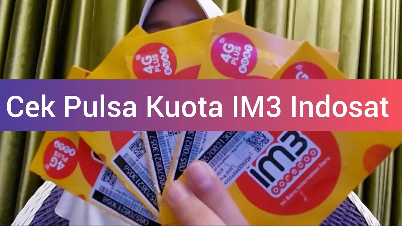 Cara cek pulsa sms indosat.. 