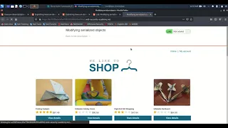 PortSwigger Lab Modifying serialized objects