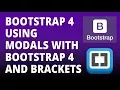 Bootstrap 4 - Using Modals with Bootstrap 4 and Brackets Text Editor