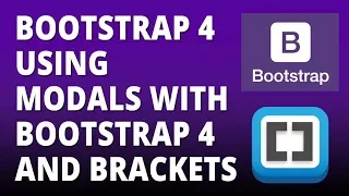 Bootstrap 4 - Using Modals with Bootstrap 4 and Brackets Text Editor
