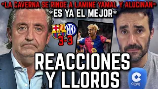 🤣💥 *LA CAVERNA SE ROMPE CON LAMINE YAMAL* REACCIONES Y LLOROS AL BARÇA 3-3 INTER DE MILAN.... BRUTAL