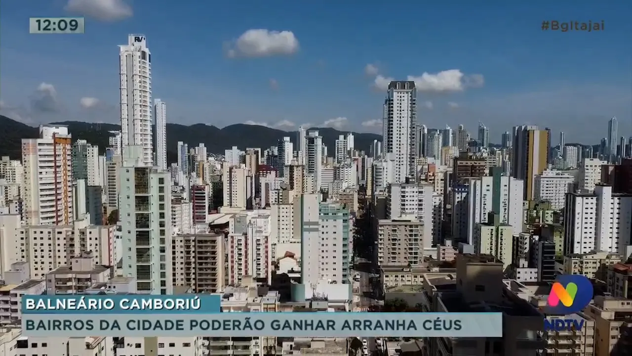 Bairros de Balneário Camboriú poderão ganhar arranha-céus