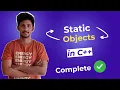 Static Object in OOPs In C Explained with Implementation