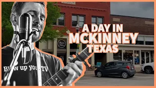 A tour of downtown McKinney Texas live music food and more