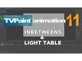 Inbetween and Light Table TVPaint Animation 11 tutorial