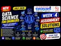 Data Science for Engineers Week 4 Assignment Answers 2026 NPTEL July 2026 NPTEL Assignment Solution