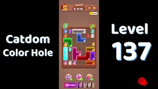 Catdom Color Hole Level 137 Screenshot
