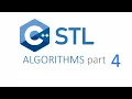 c STL algorithms part 4 generate partition permutation minmax