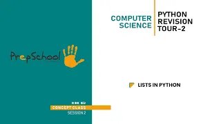 DAY 05 COMPUTER SCIENCE CBSE XII PYTHON REVISION TOUR - 2 L2
