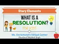 What is a Resolution Story Elements for Kids Reading Comprehension