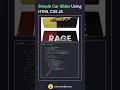 Car Animated Slider using HTML CSS JS HTML CSS Pure JavaScript CodeMinds