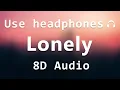 Justin Bieber \u0026 benny blanco - Lonely (8d audio)