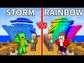 Download Lagu Mikey STORM vs JJ RAINBOW Cruise Battle in Minecraft (Maizen)