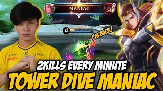 Download MY LANCELOT GOT KILLS EVERY MINUTE WITH TOWER DIVE MANIAC MP3