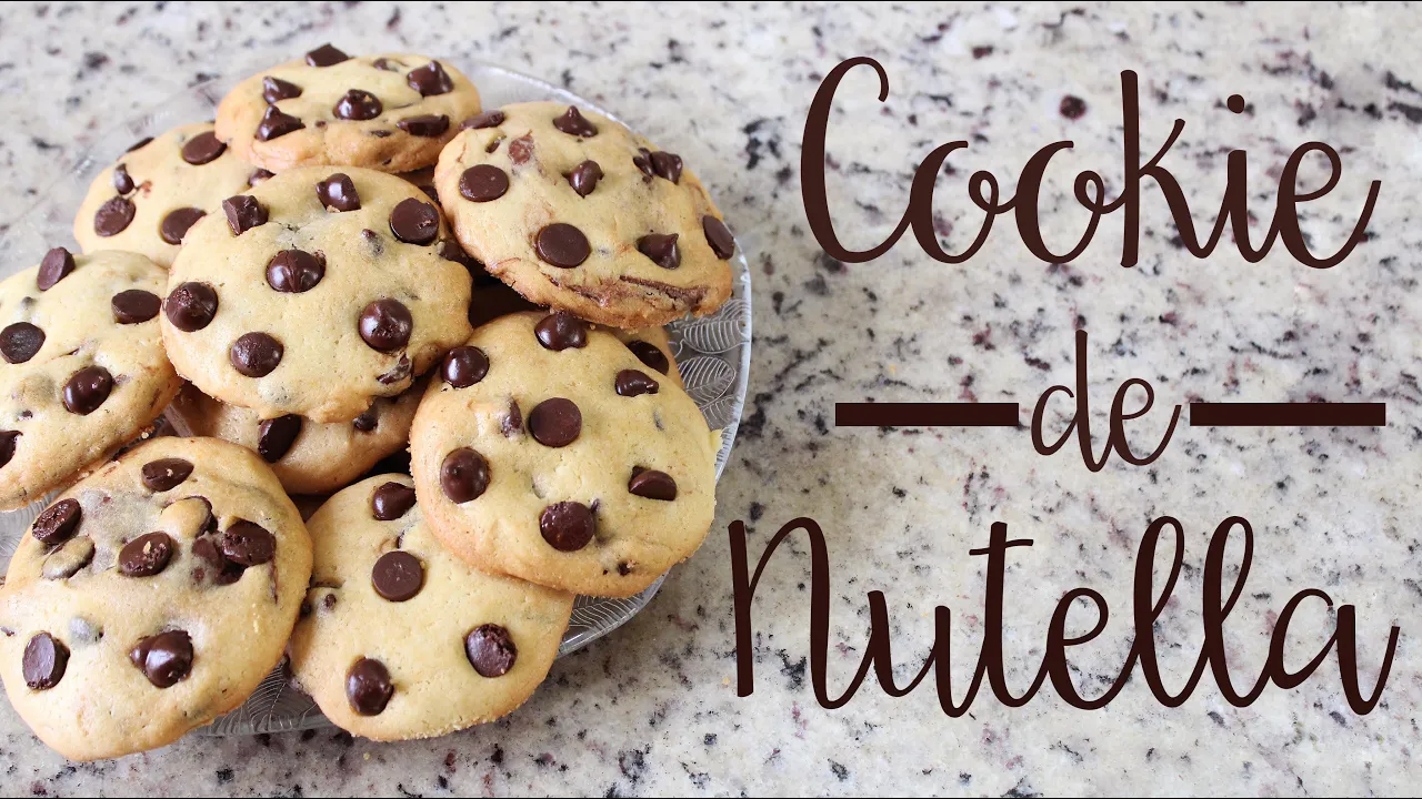 COOKIE DE NUTELLA RÁPIDO & FÁCIL