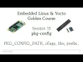 Embedded Linux Yocto S15 - pkgconf