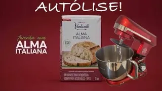 Autólise com farinha nacional Alma Italiana da Venturelli! Feita na batedeira planetária #pizza