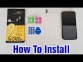 New C Premium Glass Screen Protector - How To Install Review