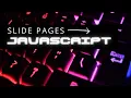 HTML CSS JavaScript - How to Slide Between Pages