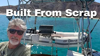 Ep56 We Built Our Own Dinghy Davit and Saved $3800