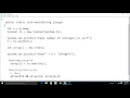Java Program - Insertion Sort